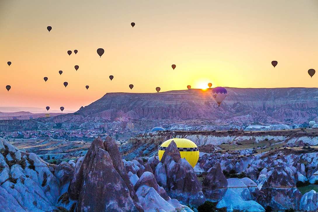 turkey cappadocia sunset